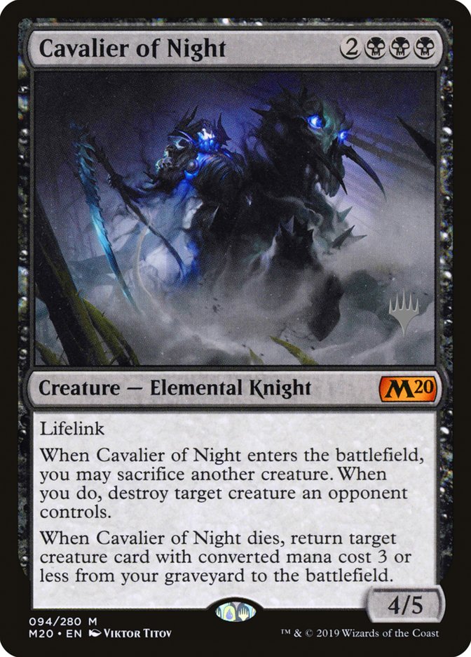 Cavaleiro Noturno / Cavalier of Night - Magic: The Gathering - MoxLand