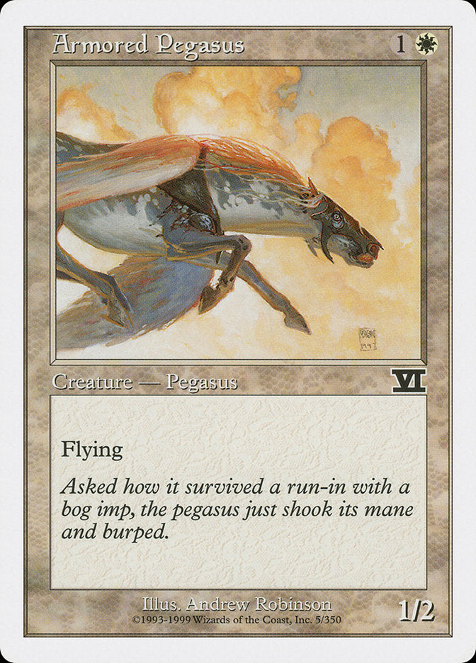 Pégaso de Armadura / Armored Pegasus - Magic: The Gathering - MoxLand