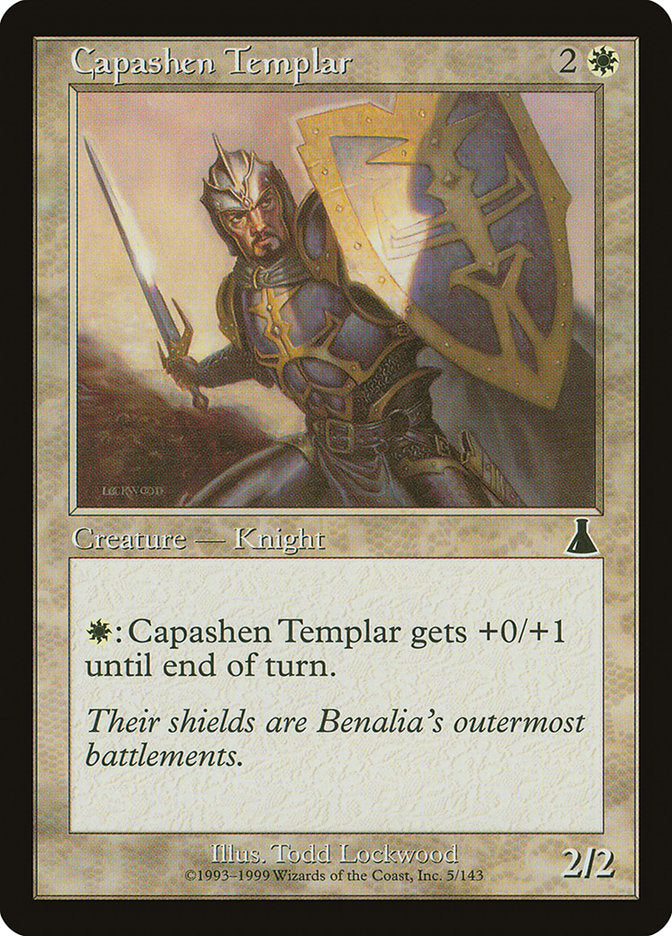 Templário Capasheno / Capashen Templar - Magic: The Gathering - MoxLand