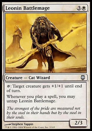 Mago de Combate Leonino / Leonin Battlemage - Magic: The Gathering - MoxLand