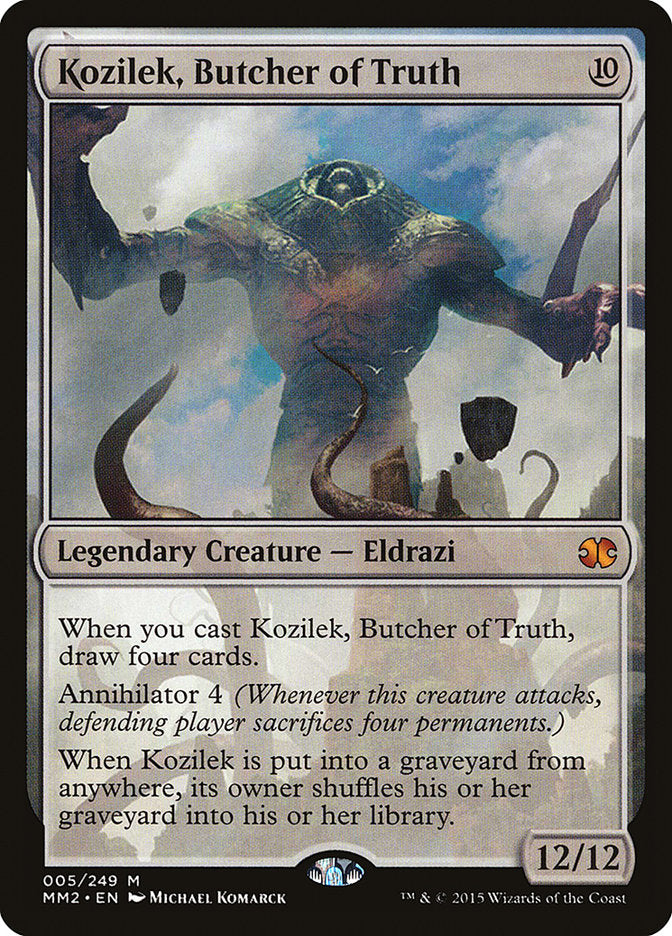 Kozilek, Carniceiro da Verdade / Kozilek, Butcher of Truth - Magic: The Gathering - MoxLand