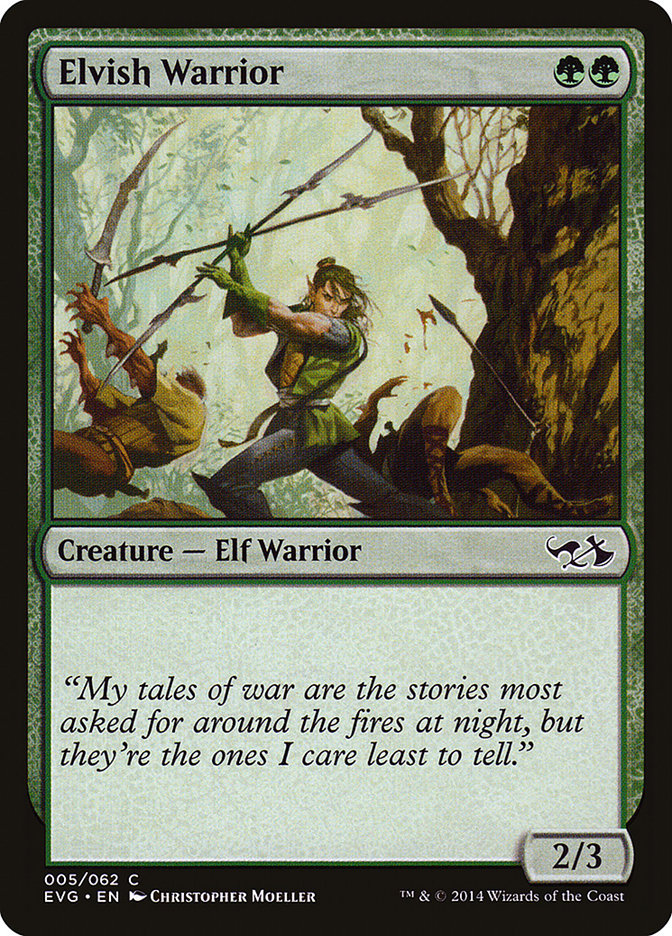 Guerreiro Élfico / Elvish Warrior - Magic: The Gathering - MoxLand