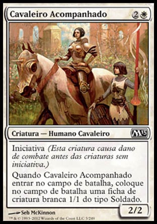 Cavaleiro Acompanhado / Attended Knight - Magic: The Gathering - MoxLand