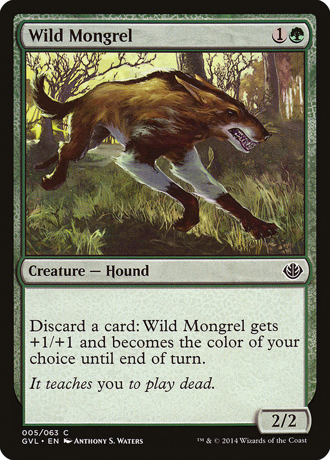 Mestiços Selvagens / Wild Mongrel - Magic: The Gathering - MoxLand