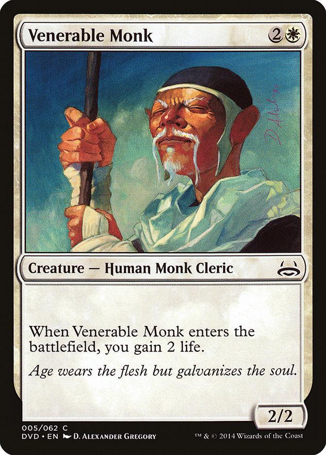 Monge Venerável / Venerable Monk - Magic: The Gathering - MoxLand