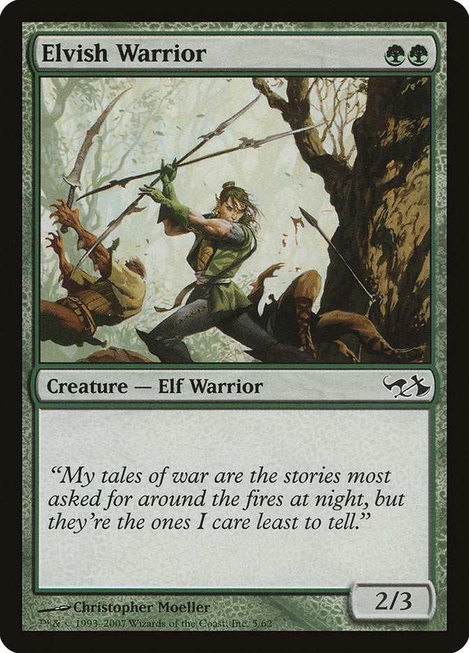 Guerreiro Élfico / Elvish Warrior - Magic: The Gathering - MoxLand