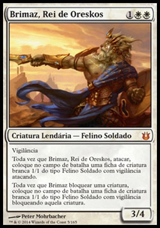 Brimaz, Rei de Oreskos / Brimaz, King of Oreskos - Magic: The Gathering - MoxLand