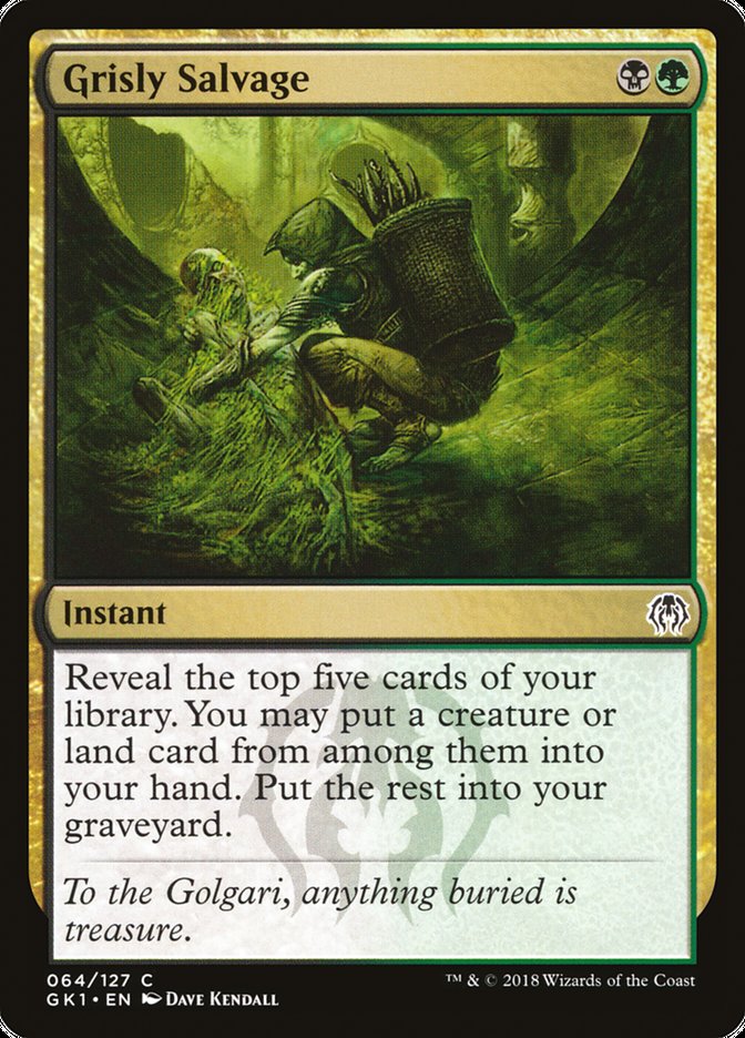 Salvamento Macabro / Grisly Salvage - Magic: The Gathering - MoxLand