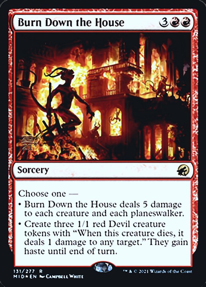 Incendiar a Casa / Burn Down the House - Magic: The Gathering - MoxLand