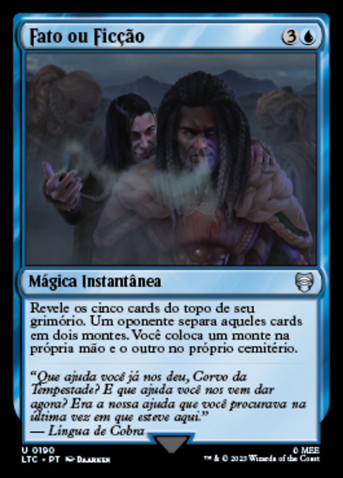 Fato ou Ficção / Fact or Fiction - Magic: The Gathering - MoxLand