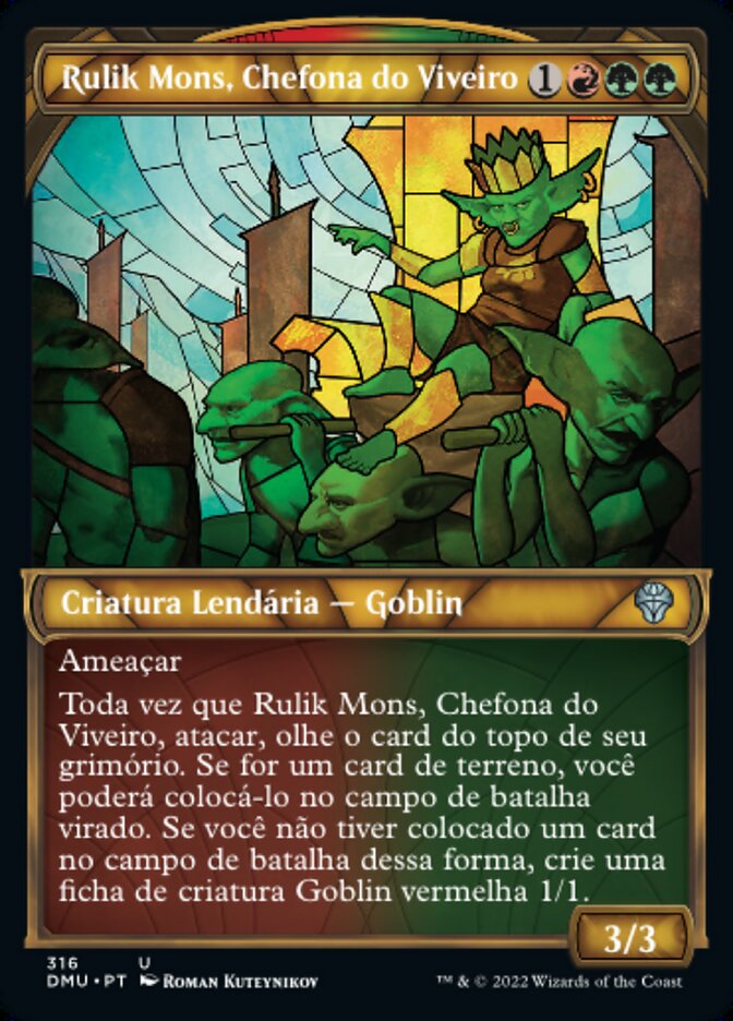 Rulik Mons, Chefona do Viveiro / Rulik Mons, Warren Chief - Magic: The Gathering - MoxLand