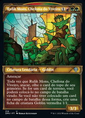 Rulik Mons, Chefona do Viveiro / Rulik Mons, Warren Chief - Magic: The Gathering - MoxLand