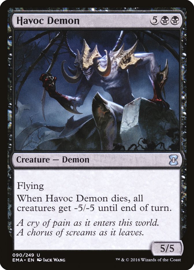 Demônio Fulminante / Havoc Demon - Magic: The Gathering - MoxLand