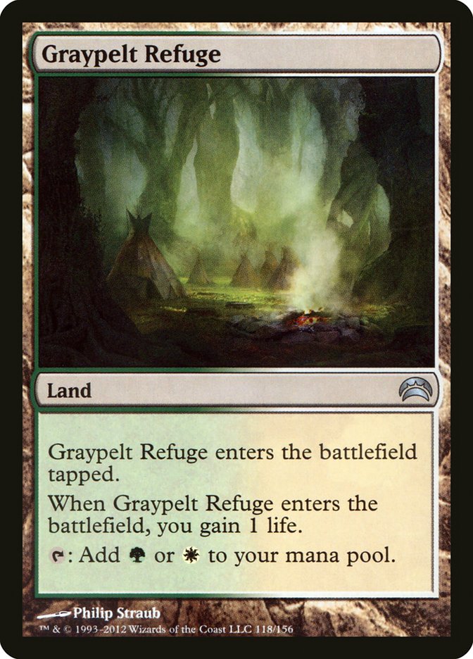 Refúgio de Pele-Cinza / Graypelt Refuge - Magic: The Gathering - MoxLand