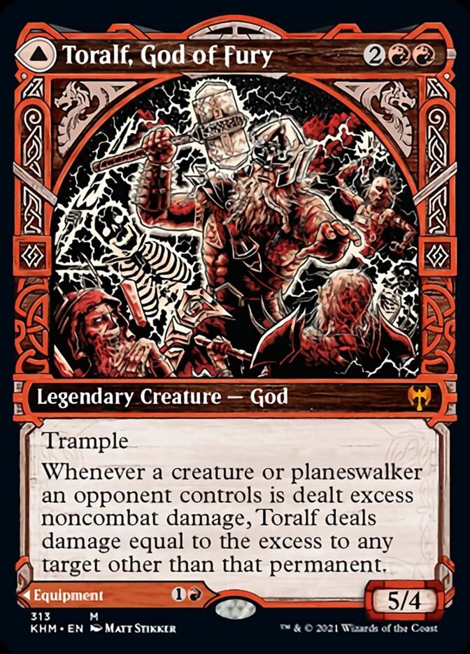 Toralf, Deus da Fúria / Toralf, God of Fury - Magic: The Gathering - MoxLand