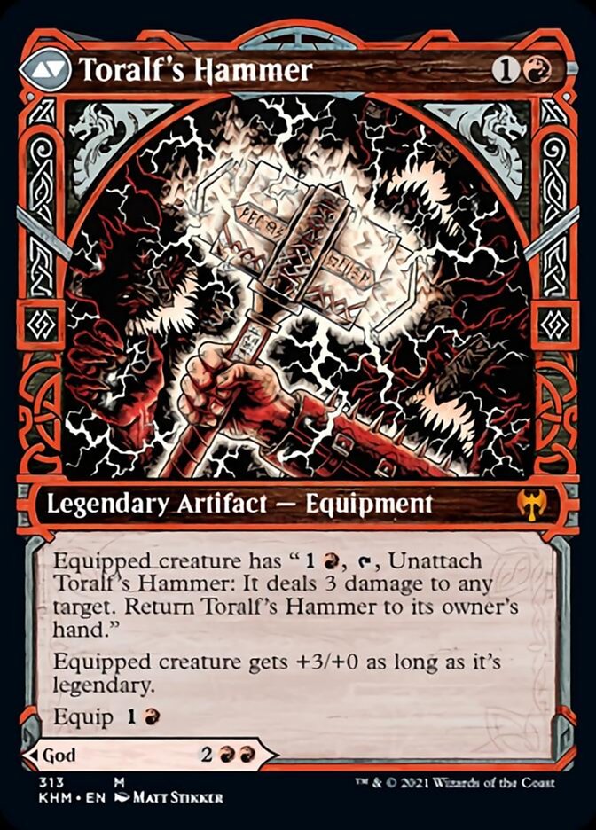 Toralf, Deus da Fúria / Toralf, God of Fury - Magic: The Gathering - MoxLand
