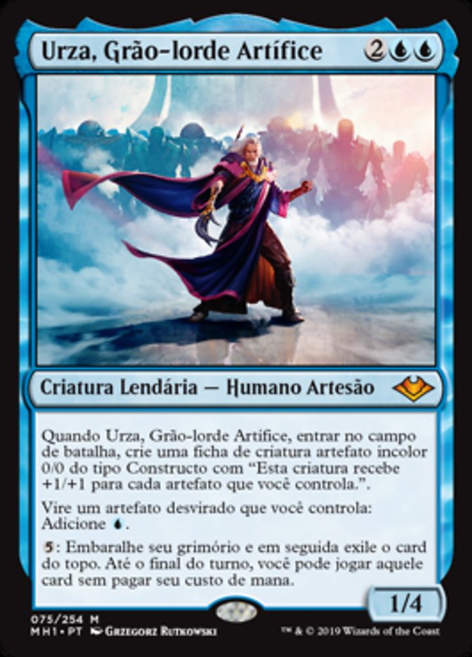 Urza, Grão-lorde Artífice / Urza, Lord High Artificer - Magic: The Gathering - MoxLand