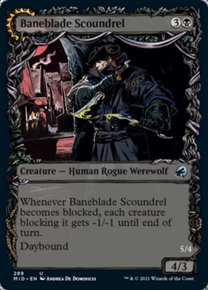 Patife da Lâmina Maléfica / Baneblade Scoundrel - Magic: The Gathering - MoxLand