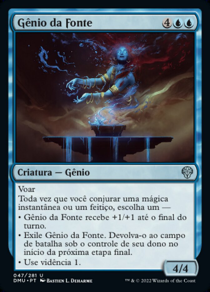 Gênio da Fonte / Djinn of the Fountain - Magic: The Gathering - MoxLand