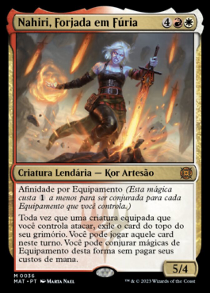 Nahiri, Forjada em Fúria / Nahiri, Forged in Fury - Magic: The Gathering - MoxLand