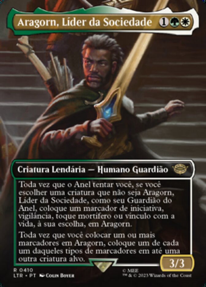 Aragorn, Líder da Sociedade / Aragorn, Company Leader - Magic: The Gathering - MoxLand