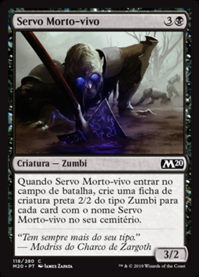 Servo Morto-vivo / Undead Servant - Magic: The Gathering - MoxLand