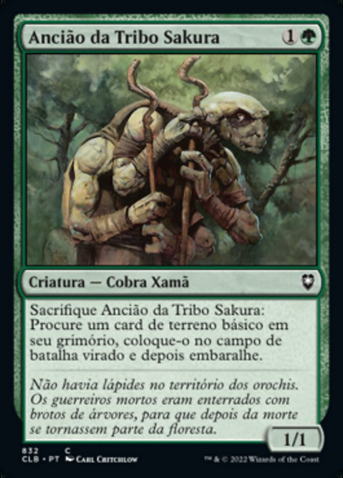 Ancião da Tribo Sakura / Sakura-Tribe Elder - Magic: The Gathering - MoxLand