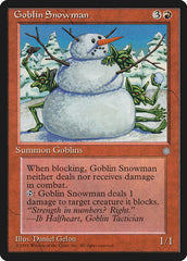 Boneco de Neve dos Goblins / Goblin Snowman - Magic: The Gathering - MoxLand