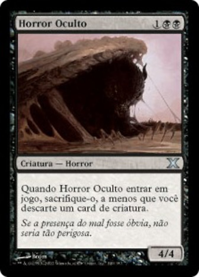 Horror Oculto / Hidden Horror - Magic: The Gathering - MoxLand