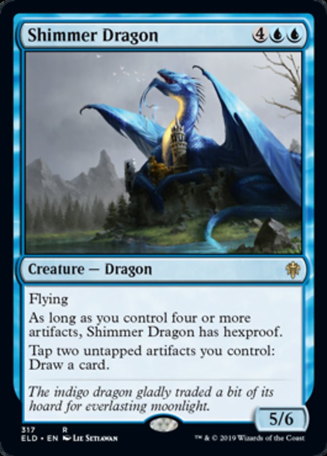 Shimmer Dragon / Shimmer Dragon - Magic: The Gathering - MoxLand