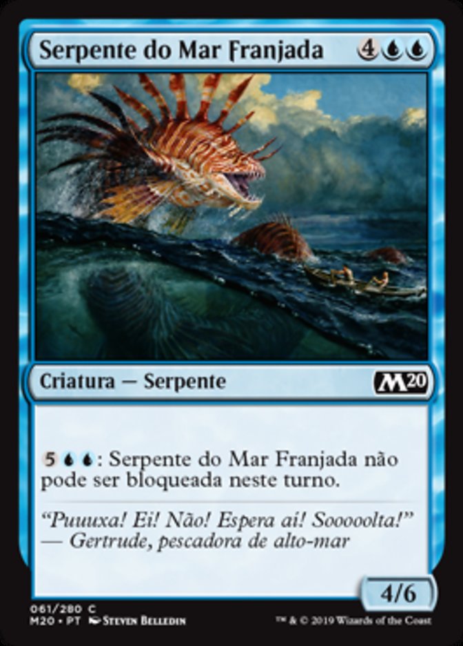 Serpente do Mar Franjada / Frilled Sea Serpent - Magic: The Gathering - MoxLand