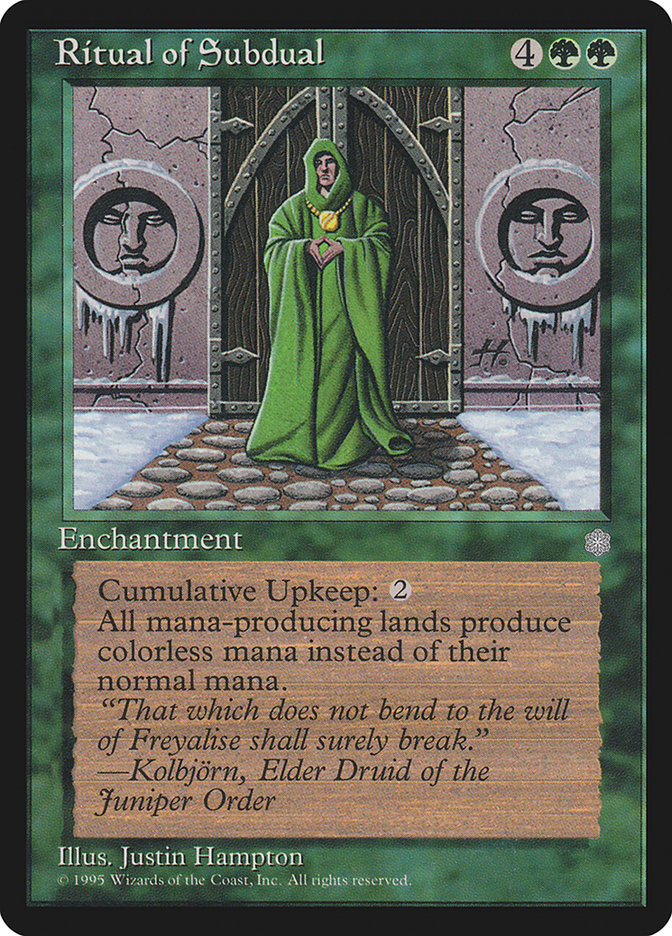 Ritual de Subjugação / Ritual of Subdual - Magic: The Gathering - MoxLand