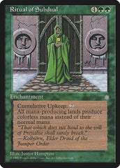 Ritual de Subjugação / Ritual of Subdual - Magic: The Gathering - MoxLand
