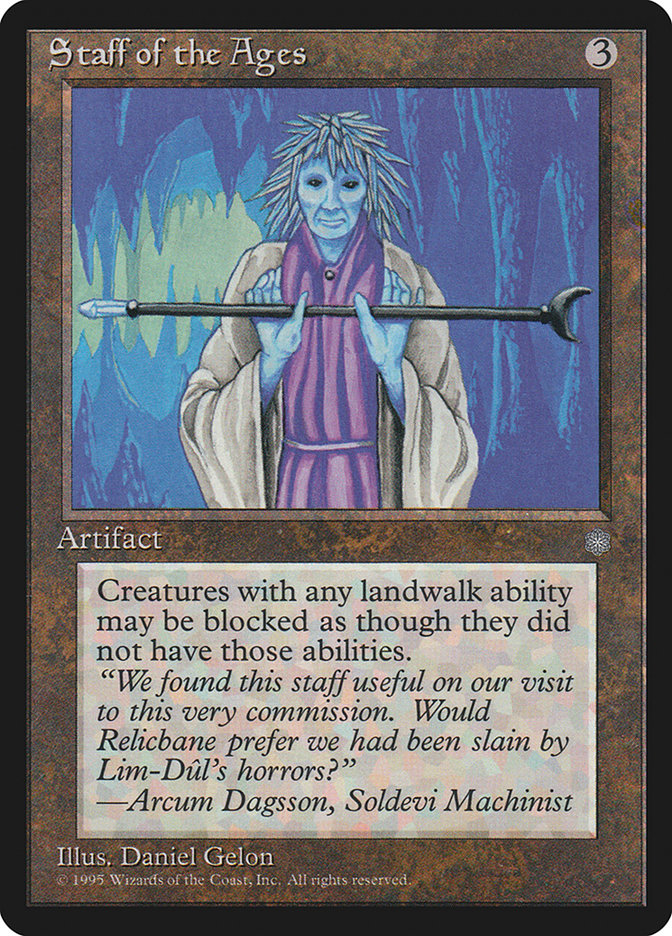 Cajado das Eras / Staff of the Ages - Magic: The Gathering - MoxLand