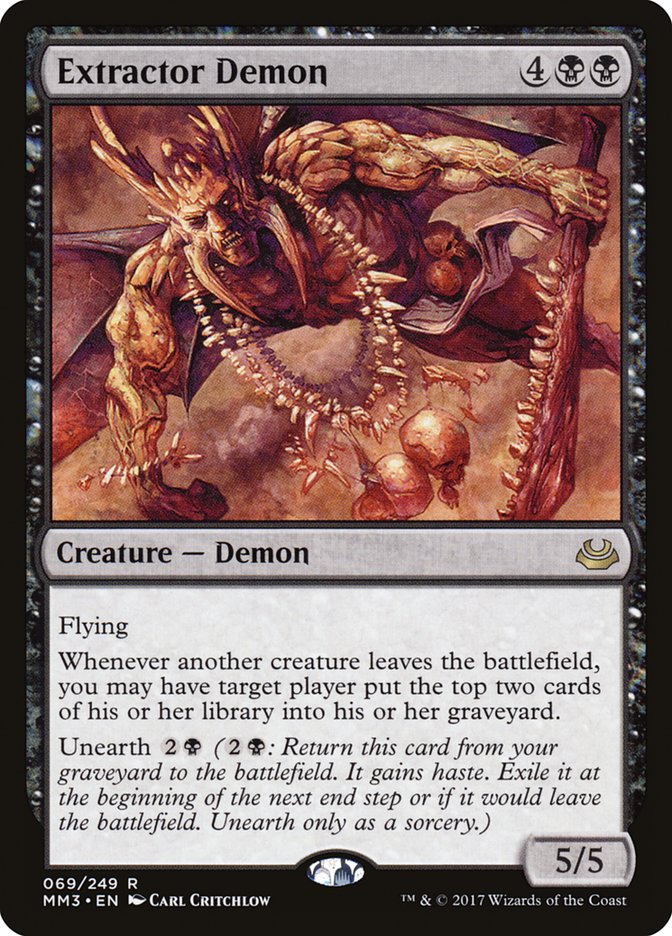 Demônio Extrator / Extractor Demon - Magic: The Gathering - MoxLand