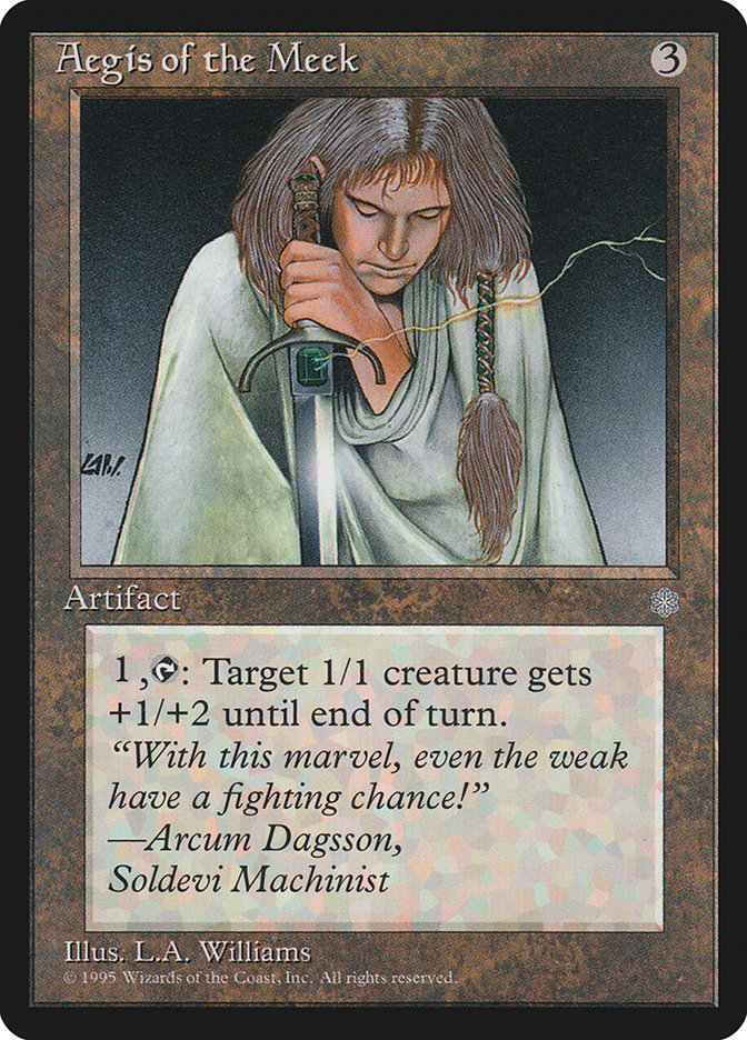 Égide da Humildade / Aegis of the Meek - Magic: The Gathering - MoxLand