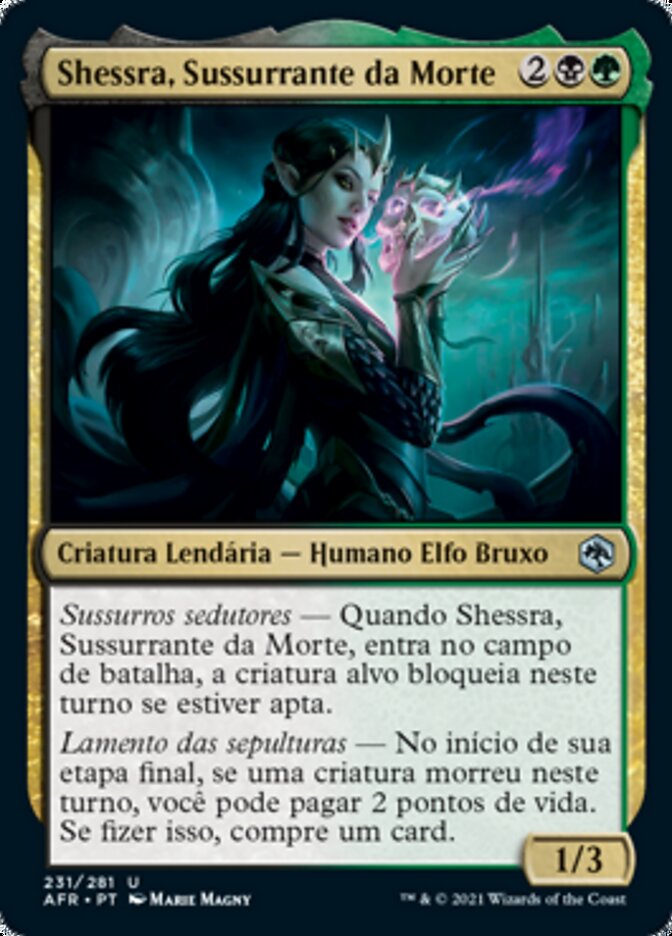 Shessra, Sussurrante da Morte / Shessra, Death's Whisper - Magic: The Gathering - MoxLand