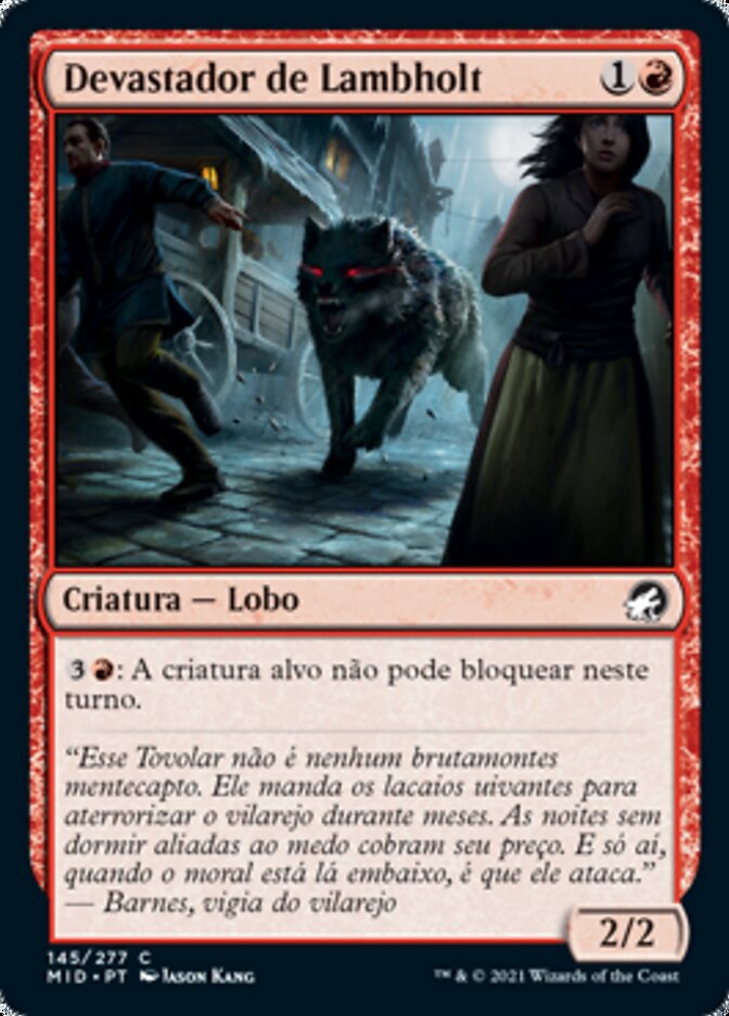 Devastador de Lambholt / Lambholt Harrier - Magic: The Gathering - MoxLand