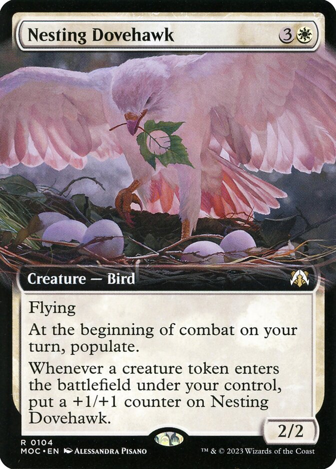 Falcopomba Aninhada / Nesting Dovehawk - Magic: The Gathering - MoxLand