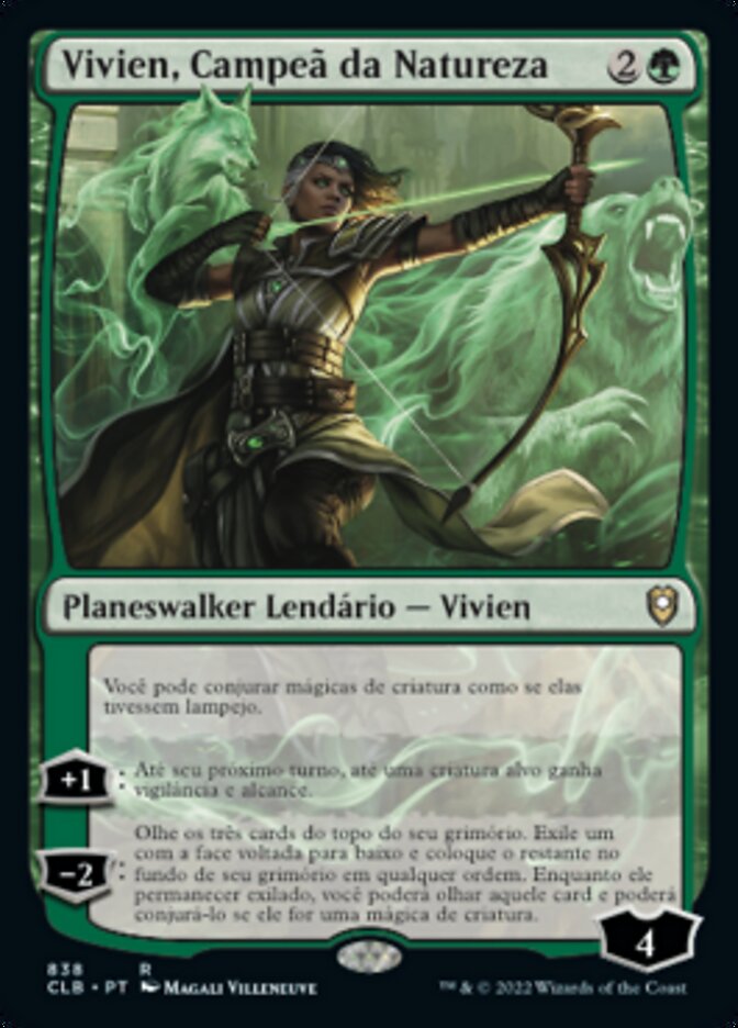 Vivien, Campeã da Natureza / Vivien, Champion of the Wilds - Magic: The Gathering - MoxLand