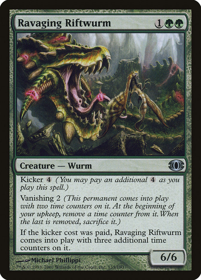 Vorme Colérico da Fenda / Ravaging Riftwurm - Magic: The Gathering - MoxLand