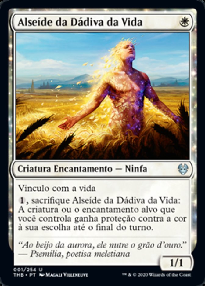 Alseíde da Dádiva da Vida / Alseid of Life's Bounty - Magic: The Gathering - MoxLand