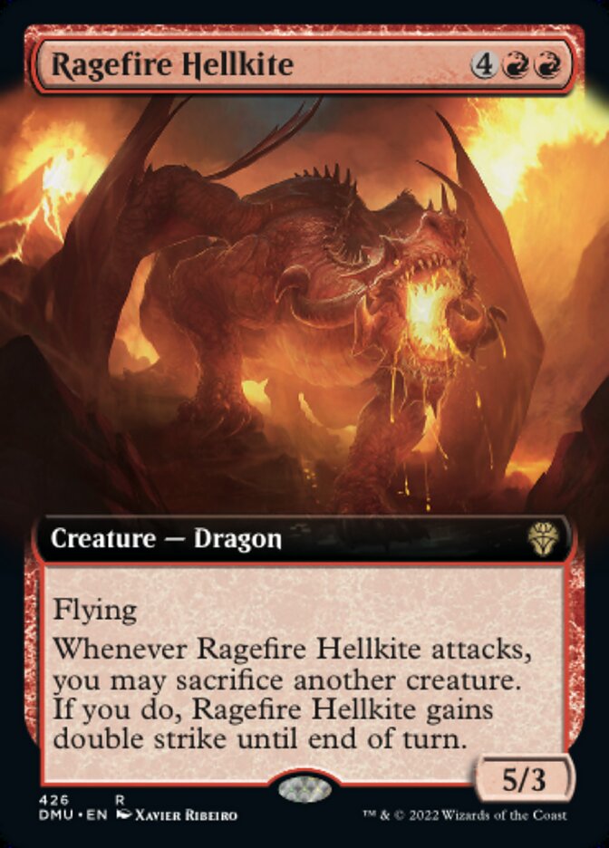 Dragão Avérneo da Fúria Ígnea / Ragefire Hellkite - Magic: The Gathering - MoxLand