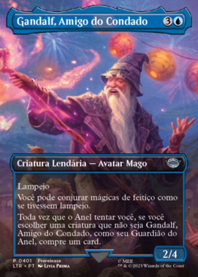 Gandalf, Amigo do Condado / Gandalf, Friend of the Shire - Magic: The Gathering - MoxLand