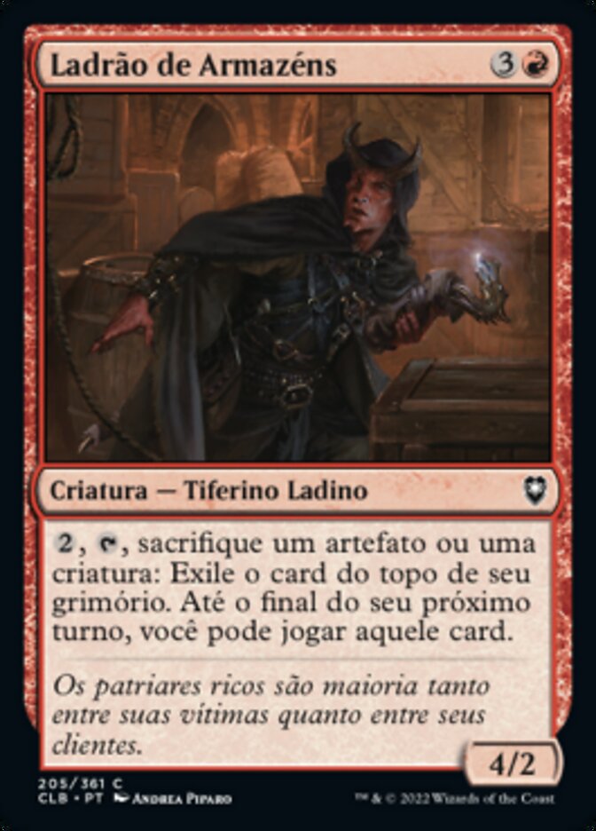 Ladrão de Armazéns / Warehouse Thief - Magic: The Gathering - MoxLand