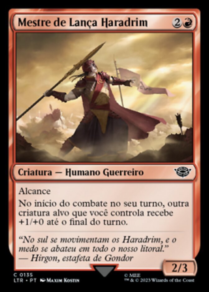 Mestre de Lança Haradrim / Haradrim Spearmaster - Magic: The Gathering - MoxLand