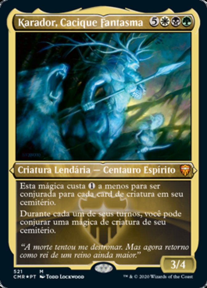 Karador, Cacique Fantasma / Karador, Ghost Chieftain - Magic: The Gathering - MoxLand