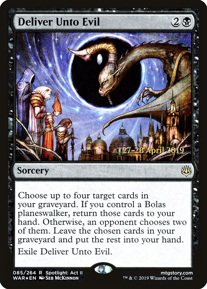 Entregar ao Mal / Deliver Unto Evil - Magic: The Gathering - MoxLand