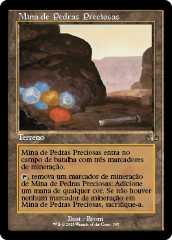 Mina de Pedras Preciosas / Gemstone Mine - Magic: The Gathering - MoxLand