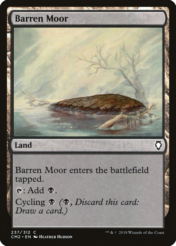 Charneca Estéril / Barren Moor - Magic: The Gathering - MoxLand